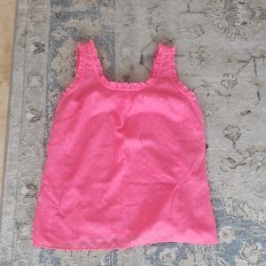 Lilly Pulitzer Vibrant Pink Ruffled Top